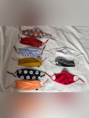 Cloth masks - Baggu and Aritzia